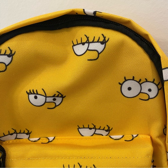 New Herschel Lisa Simpson (The Simpsons) Mini Backpack – Yellow - Picture 2 of 12